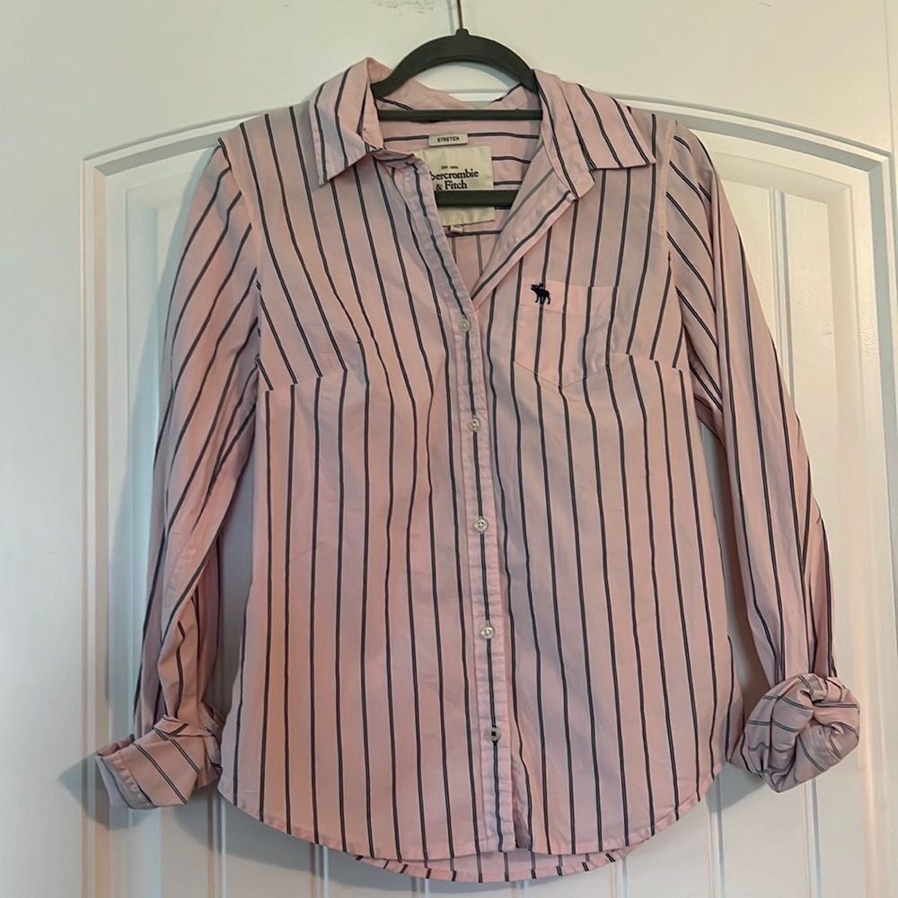 Abercrombie & Fitch New York Stretch Shirt Size Large